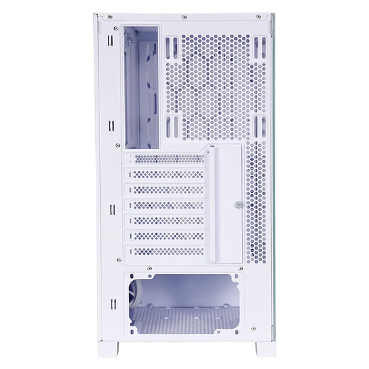 先马（SAMA）朱雀6 白色 游戏电脑主机箱 前板网孔/玻璃侧透/235mm宽体/支持背插式主板、410mm显卡、360水冷位