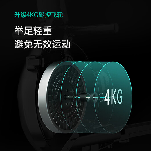 麦瑞克（MERACH） 静音磁阻划船机纸牌屋智能划船器家用健身器材 915 16挡磁控/直播带练/珍珠白