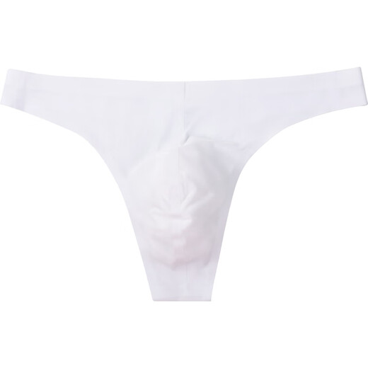 Unsichtbare Prinzessin Männer sexy Unterwäsche Herren Tanga Sports Fitness dünne transparente Eisseide Low-T-T-T-T-Pants U-Convex T-Pants Vitalität Grün + Sky Blue + erfrischende weiße L [Vorgeschlagenes Gewicht 110-130jin [Jin gleich 0,5 kg]]]