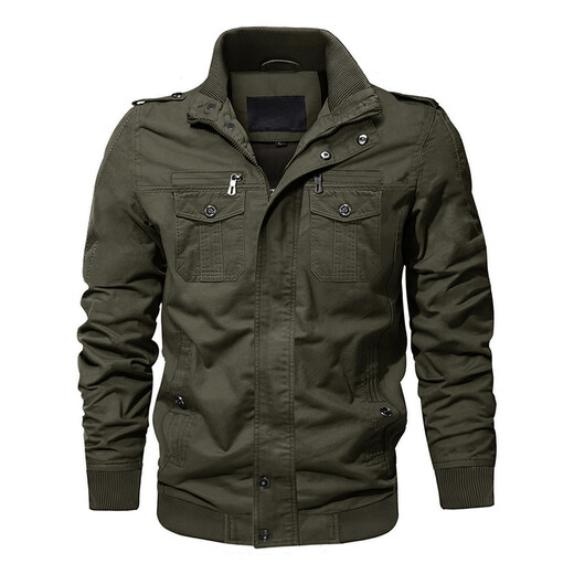 
WODEPUS KISS motorcycle riding jacket men's jacket German jacket Air Force retro motorcycle riding suit Motorcycle riding suit Motor brigade knight equipment 9903 army green (thin model) 115135Jin [Jin equals 0.5 kg] Suggestions L