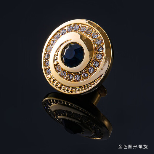 Lieshang brooch men's lapel pin suit coat corsage suit jacket brooch women's accessories Japanese and Korean version trend badge accessories gold four-leaf clover brooch