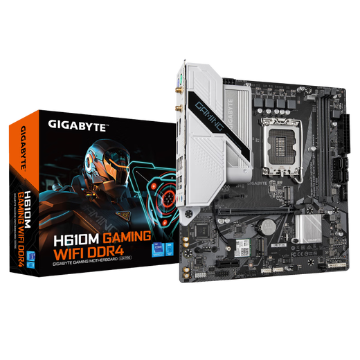 Gigabyte i3 13100F/14100F/12100F boxed H610/B760 motherboard CPU set Board u set H610M White Demon Eagle WiFi D4 i3 12100 4 cores 8 threads (with core graphics)
