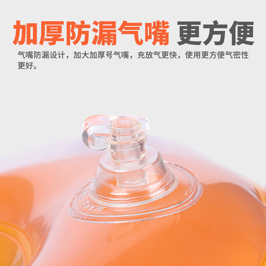 swimbobo儿童游泳手臂圈浮袖 游泳装备橙色独立多气囊水袖漂 BO1300S