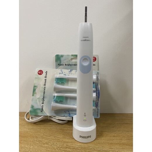 适用HX680HX686飞利浦声波微瑕手柄充电器电动牙刷智能除牙菌斑清洁 黑色684主机+原充+3国刷