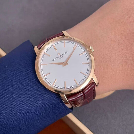【二手99新】江诗丹顿（Vacheron Constan）传袭系列机械男表正装小秒盘二手奢侈品腕表 41mm白盘金针【43075/000R-9737】
