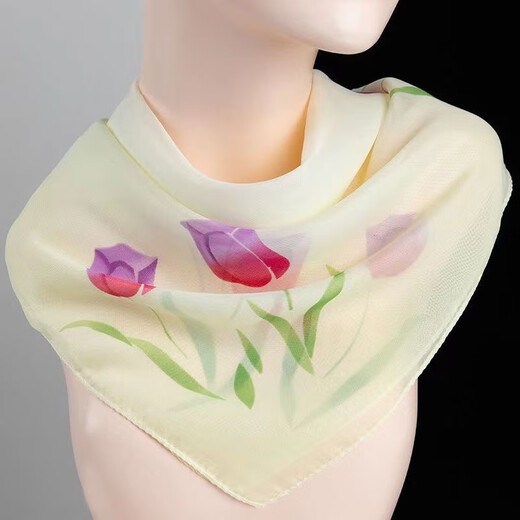 Nueva enfermera La nueva bufanda de seda de la enfermera Xin para mujeres delgadas versátiles versátiles de protección de cuello de bufanda bufanda de otoño e invierno