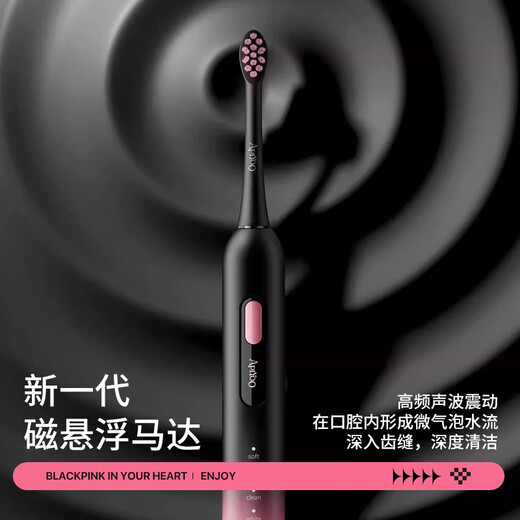 ApiYoo TB-1 adult electric toothbrush, sonic vibration, 5 levels of deep cleaning, soft bristles, gum protection, long battery life, birthday gifts for male and female friends, for adult couples and students