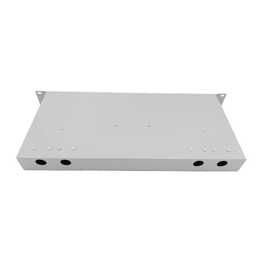 普联光迅 机架式光纤终端盒12口24口48FCSCLC光纤配线架12芯24芯光缆熔接盒含尾纤法兰 机架式12口SC光纤终端盒(含尾纤法兰满配)