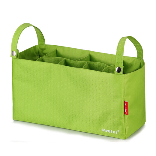 Yin Xiuli Mommy Bag Inner Bottom Separation Pack Multifunctional Stroller Baby Carrier Rack Pack Stroller Accessories Grass Green Red