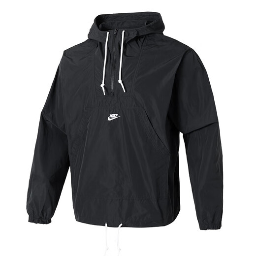 Nike (Nike) Sweinshirt Men's Clothing 2024 Spring and Autumn New Sportswear tejido transpirable Media Zipe Pule Men's FN3893-010 Black XL
