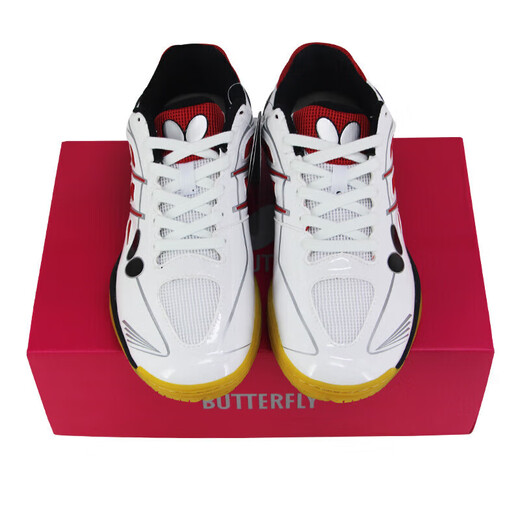 Butterfly BUTTERFLY table tennis shoes beef tendon sole professional men's and women's sports shoes breathable TC1 red size 42
