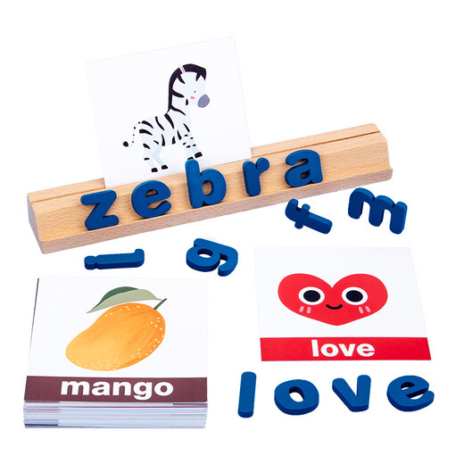 Éducation de la petite enfance 3-6 ans Mots d'orthographe Les enfants apprennent l'anglais de la construction de lettres de construction