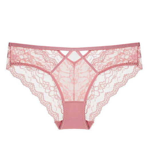 Peitsche Hasen Unterwäsche sexy bequeme hohle Frauen mit niedriger Taille verführerische Spitze Dünne atmungsaktive Slips Bogen 9216nk-grau M (geeignet für Gewicht 95-115jin [Jin gleich 0,5 kg]))