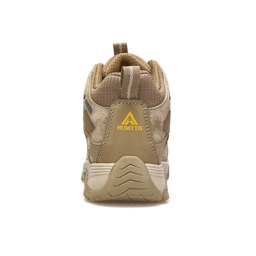 
HUMTTO outdoor anti-slip wear-resistant hiking shoes autumn and winter outdoor men's hiking shoes sand color regular-3520 40