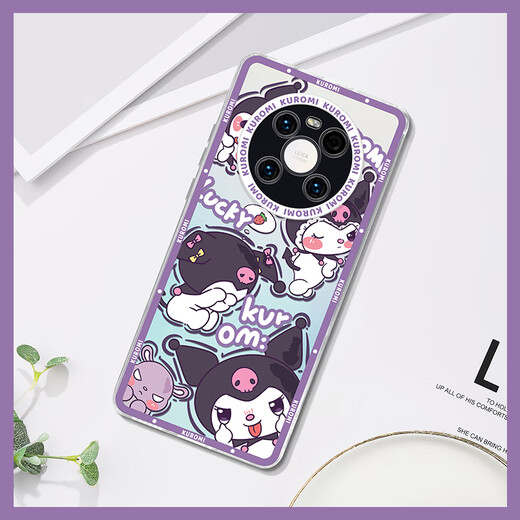 彩媛樱适用华为mate50手机壳m4030pro库洛米nova1098美乐蒂mate60荣耀70 天使眼透明软壳-CB913 华为P60