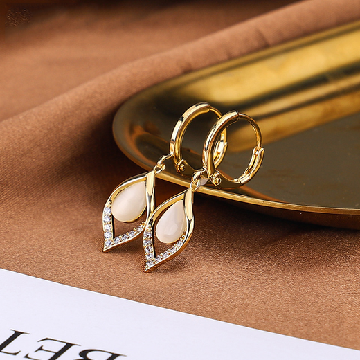 Idel Japanese and Korean new style Angel Tears high-end ear hook design, light luxury temperament, drop-shaped earrings, earrings for women, Angel Tears Earrings E2007