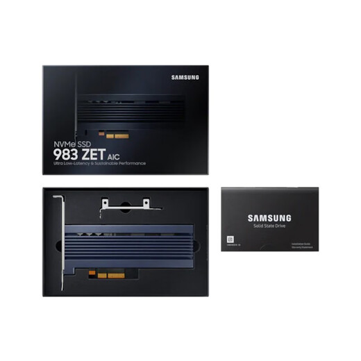 Liejia Samsung original factory enterprise-level data center-level performance-level commercial grade industrial control durable grade SLC MLC TLC particle optional SSD solid-state drive 983 ZET AIC PCIe3.0 3.84T