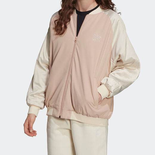 Adidas Clover Sport Jacke Frauen offizielle Website Spliced ​​Outdoor Casual Pilot Baseball Stand Kragenjacke HF9195 HF9195 M