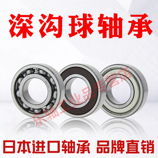 Japon NSK Poulage importé Précision à haute vitesse Précision Boule de rainure profonde Roueur de roue de roue avant de véhicule électrique ZZ Roule de roue arrière Vv Rolling Balle Rotation de joint DDU Port C3 6204ZE Sceau de fer / NSK / NSK