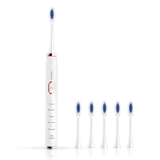 HYUNDAI-Electric toothbrush for adults, men and women, couple model, rechargeable electric toothbrush X700 (with 6 brush heads)