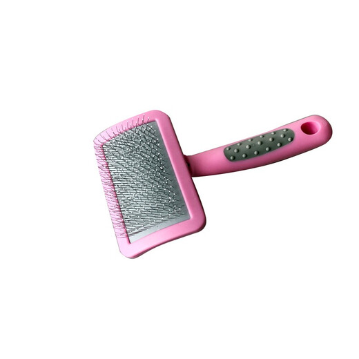 Chuanji cat pain-free comb, dog comb, pet hair pulling and knot opening beauty fluffy needle comb NHP130-2 (with magic beads soft needle)-S size