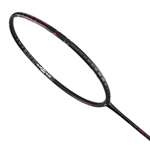 李宁（LI-NING）雷霆小钢炮羽毛球拍初学者入门级全碳素进攻防守专业高磅战拍单拍 雷霆小钢炮 黑色 4U 默认穿线 【耐打线26磅 可选磅数】