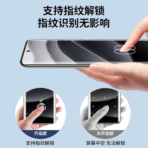 Smorss【2片装】适用红米note14pro/+钢化膜Redmi Note14pro+手机膜曲面全屏高清防摔防刮淡指纹保护