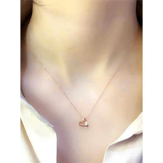 Fat Donglai same style purple gold pendant Russian 18k color gold rose gold single pendant