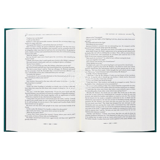 福尔摩斯探案全集 完整无删减 送书签 英文原版 阿瑟 柯南 道尔 Arthur Conan Doyle 世界经典侦探悬疑小说