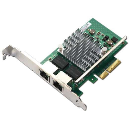 Winyao WYI350-T2V2 PCI-e X4服务器双口千兆网卡 i350-t2