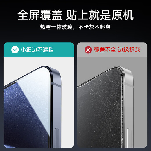 Yise [2 штуки] подходит для iPhone15promax, смягченная пленка Corning Apple 15promax Мобильная пленка, мобильная пленка, корнинг-мембрана HD Anti-Fingerprint