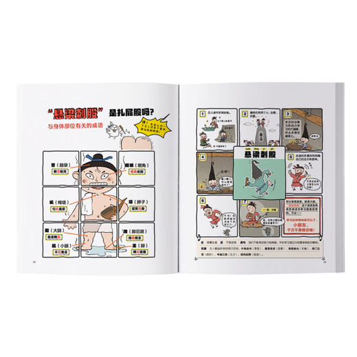 Idiom Ask Nonstop (4 Bände insgesamt) humorvolle und urkomische Geschichten Sammlung Grundschule Schüler Version 2, 3, 5, 689 außerschulische Lesebücher für Klasse 2, 3, 5, 6