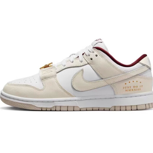 
Nike (NIKE) women's shoes 2025 summer Dunk Low low top retro board shoes sneakers casual shoes DH9765 DV1160-100 meters white and red metal buckle 35.5