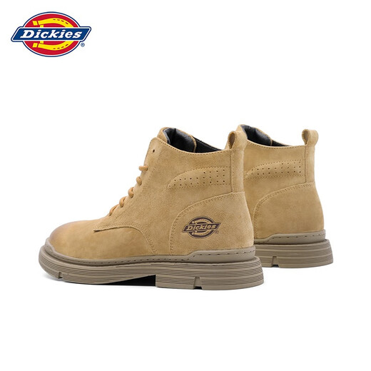 
Dickies Martin boots men's shoes Spring new high-top boots trendy men's boots work boots versatile retro men's shoes light brown 42