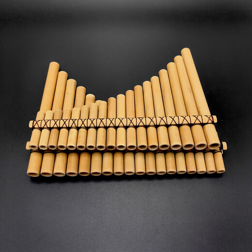 Youyyou 18 Tube Bamer Bamboo South American Panflute Natural et Original Tauable Todable Enfants et étudiants Adultes Instruments de musique faits à la main
