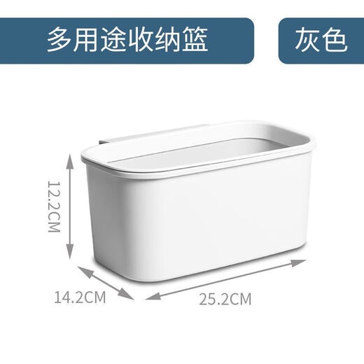 Bedside hanging basket baby bedside diaper storage box bed rail storage bag bed hanging storage bag apricot