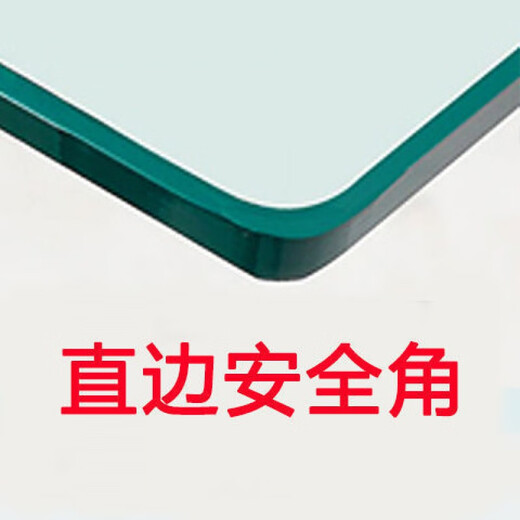 
XMSJ tempered glass desktop round folding dining table rectangular tea table tea table coffee table square glass surface heat-resistant spot instant delivery 8mm thickness high transparency tempered glass straight edge safety 13575cm