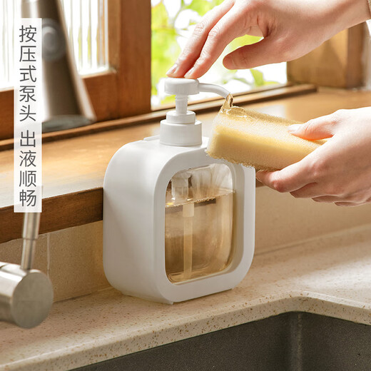 Hepu hand sanitizer dispensing bottling Teacher's Day pressing empty bottle with shower gel large capacity washing and protection bottle portable 500ml