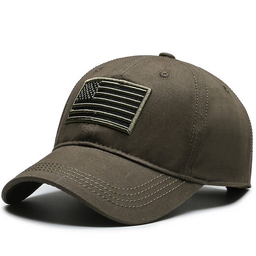 户外运动个性棒球帽 春季刺绣帽子男士棉质登山旅游帽子 跨境欧美 迷彩 可调节