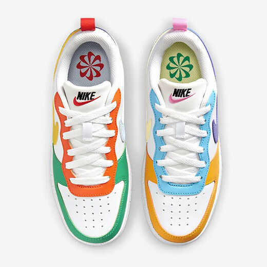 NIKE耐克女鞋大童鞋2024春新款COURT BOROUGH透气板鞋耐磨运动休闲鞋 FQ8373-902/多色 36.5
