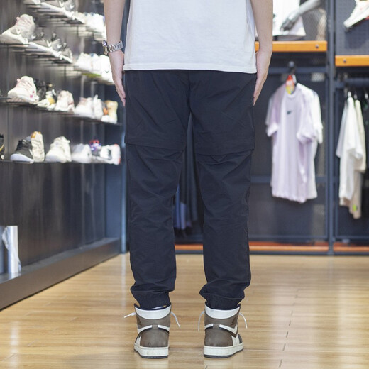 阿迪达斯（adidas）裤子男裤2025春季新款健身训练运动裤休闲宽松透气跑步长裤 HC9734黑色  S