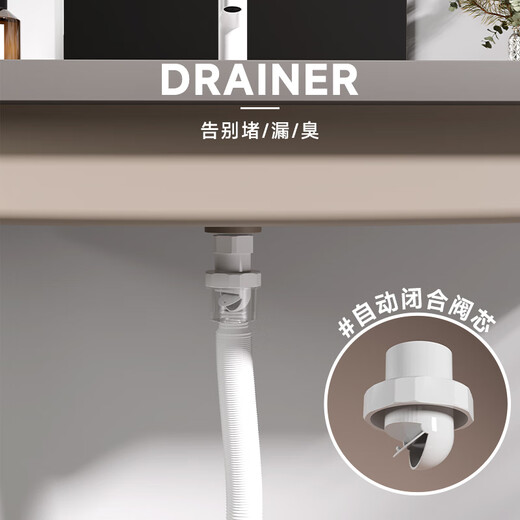 法派斯法国陶瓷台下盆家用洗手盆阳台小户型卫生间陶瓷洗面盆单盆 F3519-70亮白|套餐A:裸盆