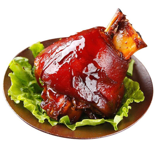 Shen Wansan Authentisch Suzhou Kunshan Sauce Sauce Schweinefleisch Ellbogen Blätter Oberschenkel Oberschenkel gekochtes Fleisch Wansan Schwein Trotter Wein und Schale 500 g Ellbogen 380g Schwein Trotter Kombination 880g Empfohlen
