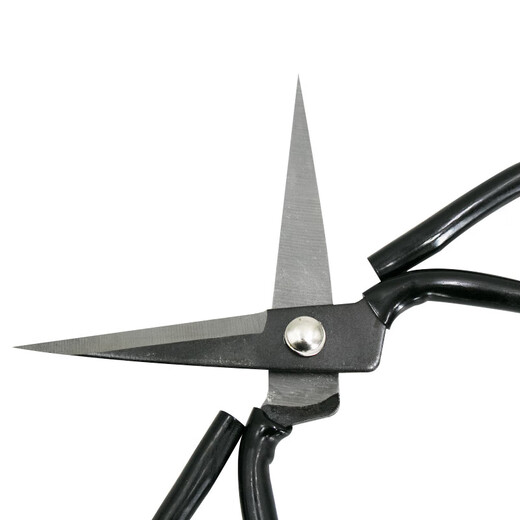 Piclas de Haysdik Industrial Manejo de plástico negro de cuero de acero de carbono Embalaje de cuero y tijeras de corte de acero inoxidable Cuchillo de cocina A3 (3 órdenes) HK-677