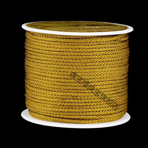 Jiemo Wenwan thread wear-resistant rope non-elastic hand string rope Buddha beads hand-woven jade thread hand rope beaded bracelet wear Wei-Mambo rope 1.2 (brown)/roll