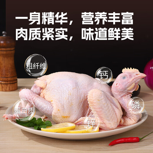 Xianjingcai Sanhuang Chicken 4Jin Jin equals 0.5kg (pack of 2) frozen free-range chicken free-range chicken soup ingredients straight from the source