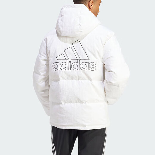 Adidas offizielle Down Jacke Herren 24 Neue Winter Casual Windproof Fithess Training warme Kapuze -Jacke IZ4884 M
