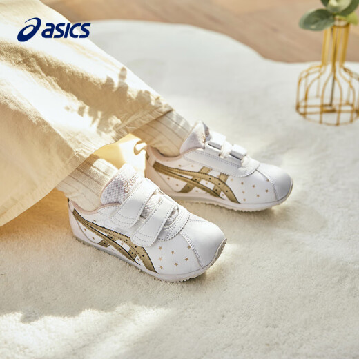 Asics (asics) asics children's shoes for men and women, baby and children's white shoes, casual sports shoes, breathable soft soles