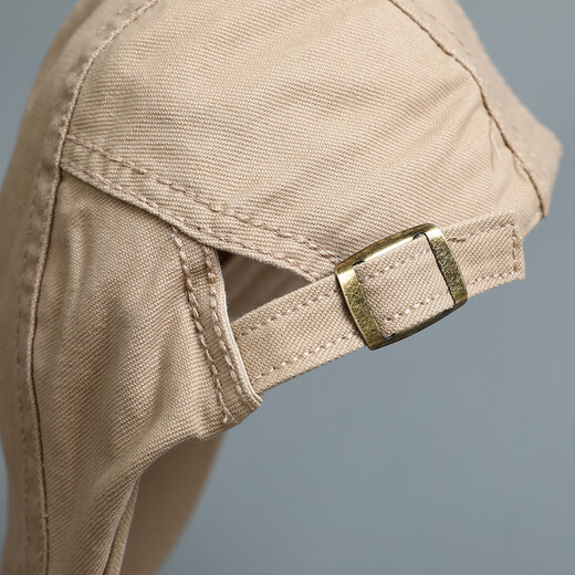 Baijichuan hat men's beret fashionable British middle-aged and elderly hat duck bill men's trendy casual summer forward hat navy blue adjustable