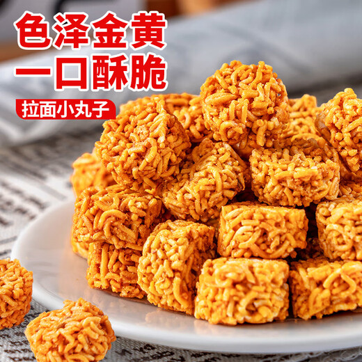 比比赞（BIBIZAN）拉面丸子混合味干脆面小吃网红办公室宿舍休闲零食品 拉面丸子混合味825g